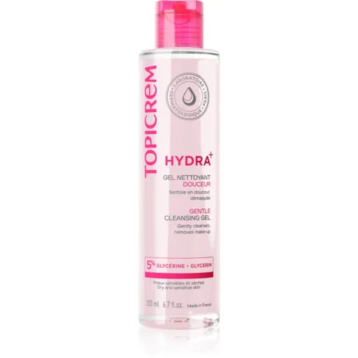 Topicrem UH BODY Gentle Cleansing Gel jemný umývací gél na tvár, telo a vlasy 200 ml