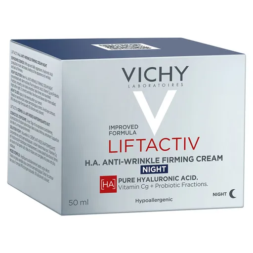 VICHY Liftactiv H.A. Nočný spevňujúci krém proti vráskam 50 ml