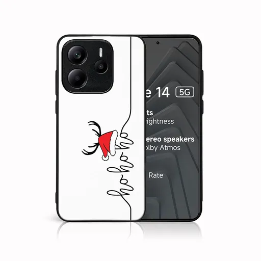 MY ART Kryt s vianočným dizajnom Xiaomi Redmi Note 14 5G HOHOHO (073)