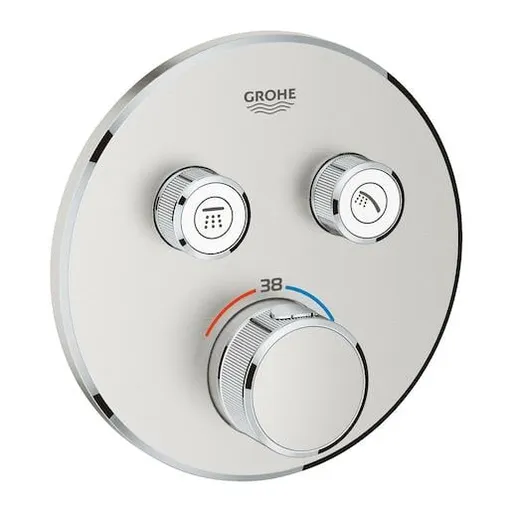 Grohe Smart Control termostat s termostatickou baterií supersteel 29119dc0 G29119DC0