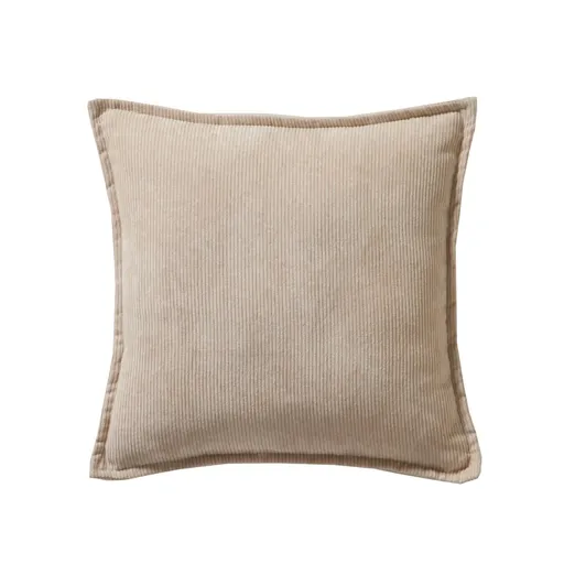 Jednofarebný menčestrový vankúš