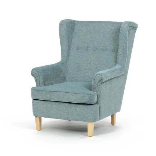 Kreslo ušiak GRN2, tyrkysová