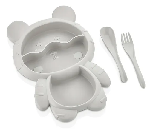 MAKRO - Miska a príbor sada Medvedík