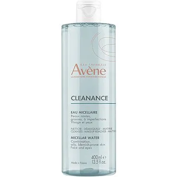 AVENE Cleanance Micelárna voda na citlivú pleť so sklonom k akné 400 ml (3282770207811)