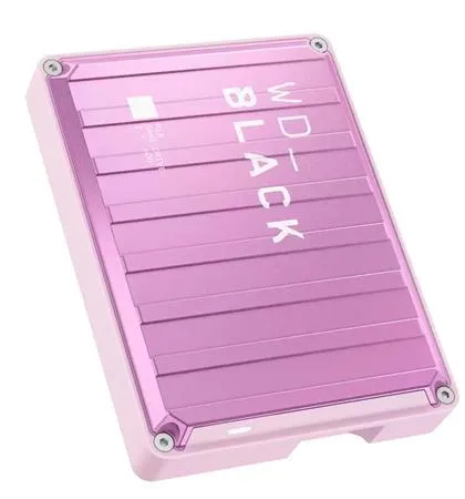 WD BLACK P10 Game Drive 2TB, ružový, 2.5", USB 3.2