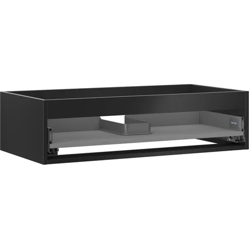MEXEN - Box-A skrinka pre umývadlo 90, 1 šuplík, čierna mat 91AX0-0900-235-1-71