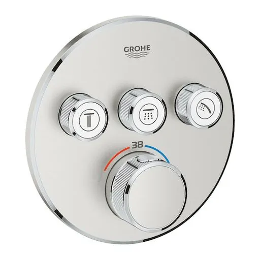 Grohe Smart Control termostat s termostatickou baterií supersteel 29121dc0 G29121DC0