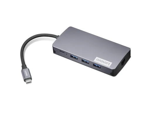 Lenovo Dock CONS - Lenovo 150 - USB-C Travel (100W max), 1x USB-C, 3x USB-A, 1x HDMI, 1x VGA, 1x RJ45, 1x TF/SD čítačka
