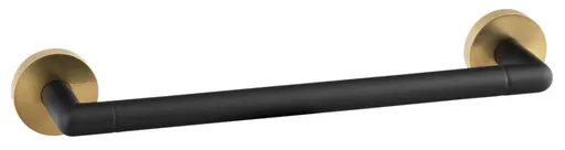 SAPHO - LARISSA držiak uterákov 300, čierná/zlato mat WS009BG