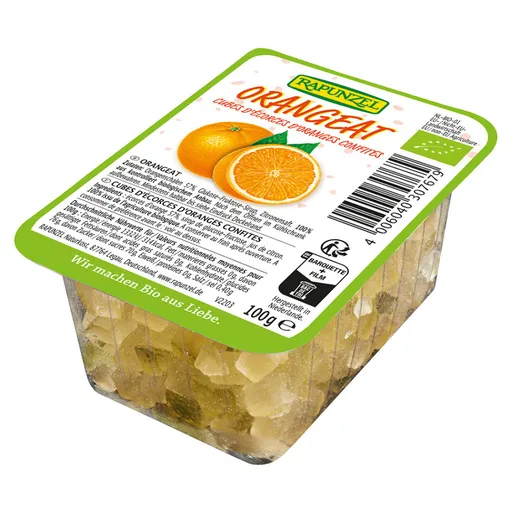 RAPUNZEL Kandizovaná pomarančová kôra BIO 100 g