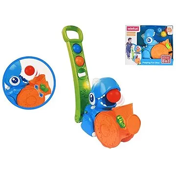 Dinosaurus 31 cm, s rukoväťou chytajúci loptičky, 3 ks, so svetlom a zvukom (4895038506732)