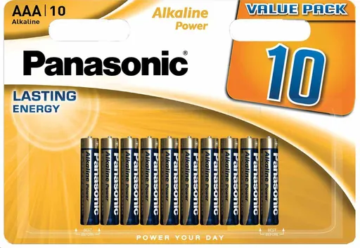 PANASONIC Alkalické batérie Alkaline Power LR03APB/10BW AAA 1, 5V (Blister 10ks)