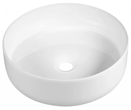 SAPHO - FIASTRA keramické umývadlo na dosku, priemer 40cm, biela FT801