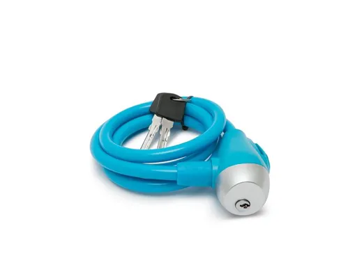 Zámok na bicykel WHEEL ZONE 57077BL modrý