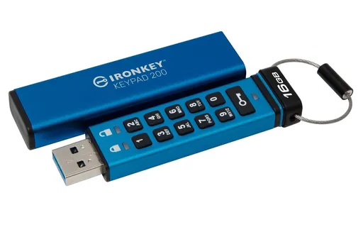 Kingston 16GB IronKey Keypad 200 encrypted USB flash drive