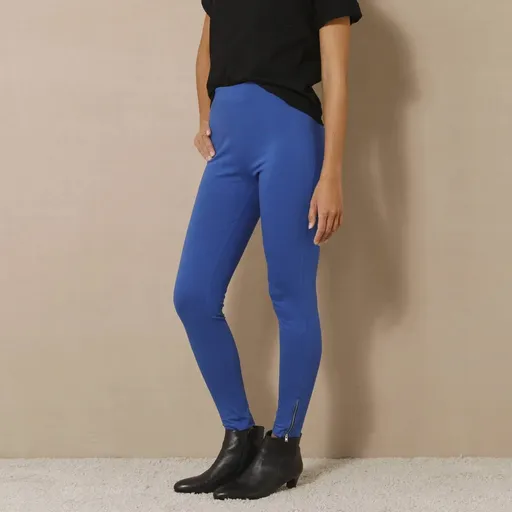 Legíny so zipsami a pružným pásom