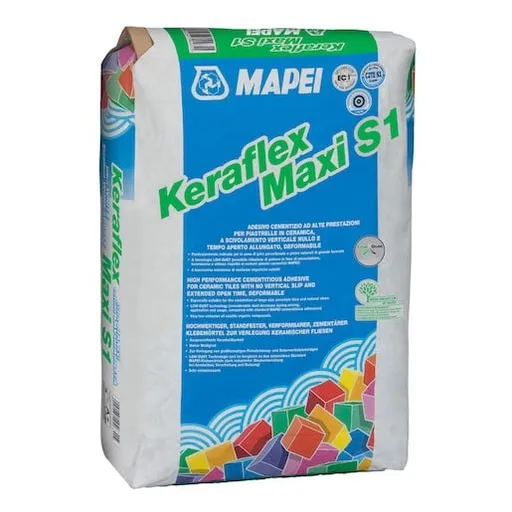 Mapei Keraflex Maxi S1 Low Dust lepidlo sivá 25 kg c2te s1 KERAFLEXMAXI