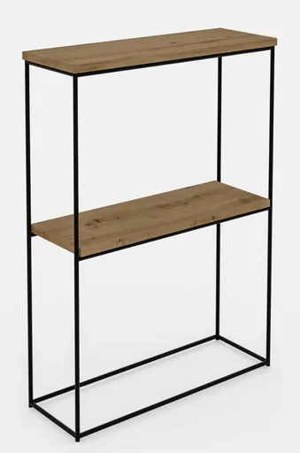 ArtAdrk Príručný stolík VELO | čierne nohy Farba: Dub artisan