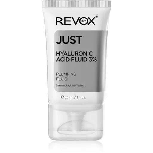 Revox B77 JUST Hyaluronic Acid Fluid 3% ľahký hydratačný fluid na tvár 30 ml