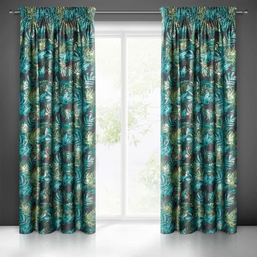 ArtFir Zatemňovací záves DAVOS  P | čierna/zelená 140 x 270 cm