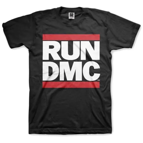 Run-DMC tričko Logo Čierna S