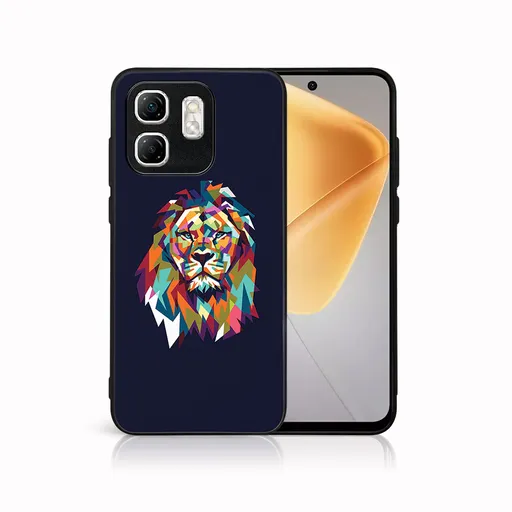 MY ART Ochranný kryt pre Infinix Hot 50i LION (246)
