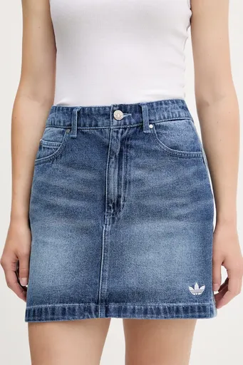 Rifľová sukňa adidas Originals Denim Mini Skt