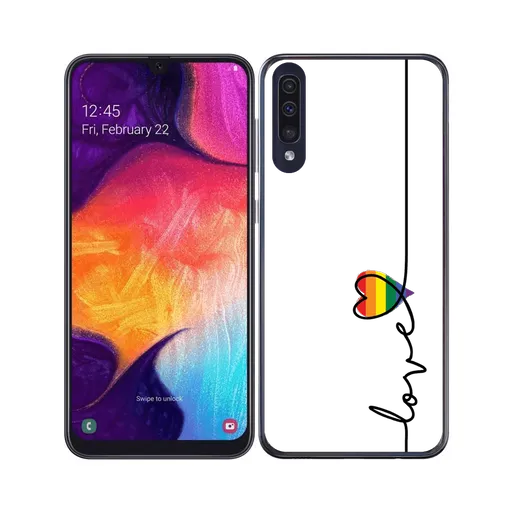 PROTEMIO MY ART Ochranný kryt Samsung Galaxy A50 LOVE (054)