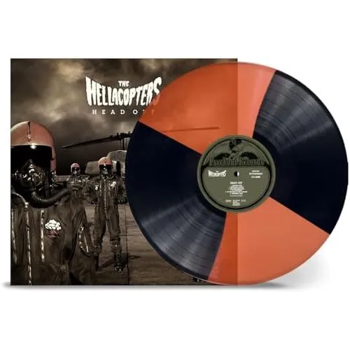Hellacopters Head Off Coloured Transparent Orange & Black Vinyl LP
