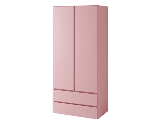 ArtMadex Šatníková skriňa COSMO C02 | ružová