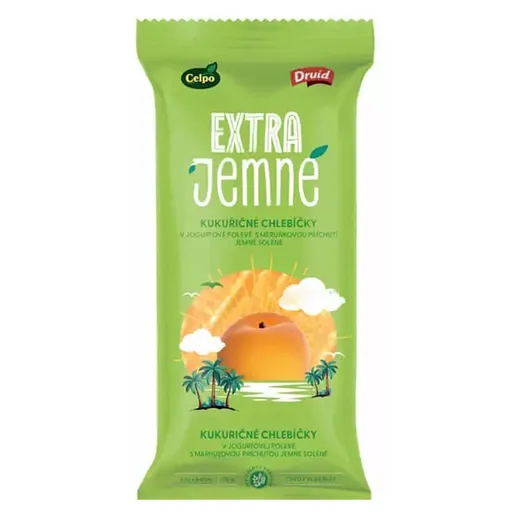 CELPO Extra jemné kukuričné chlebíčky jogurt marhuľa 70 g