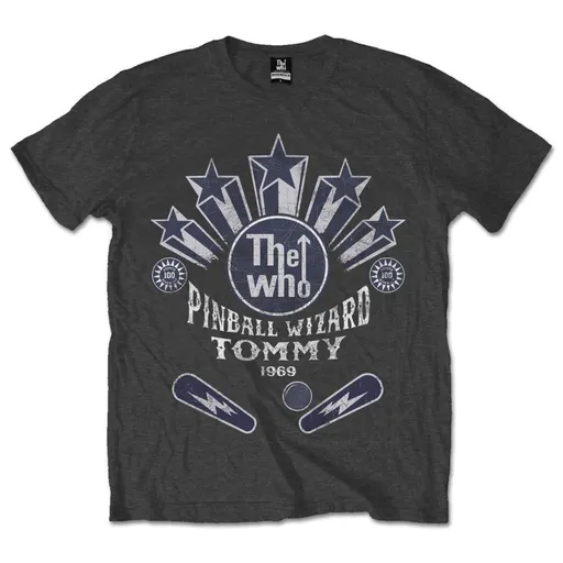 The Who tričko Pinball Wizard Flippers Šedá XXL