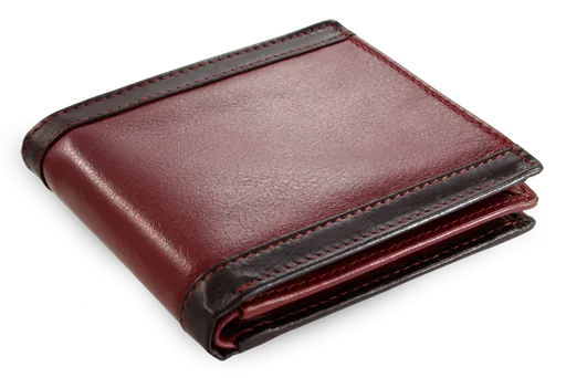 Čiernočervená pánska kožená peňaženka 513-6022 31/60