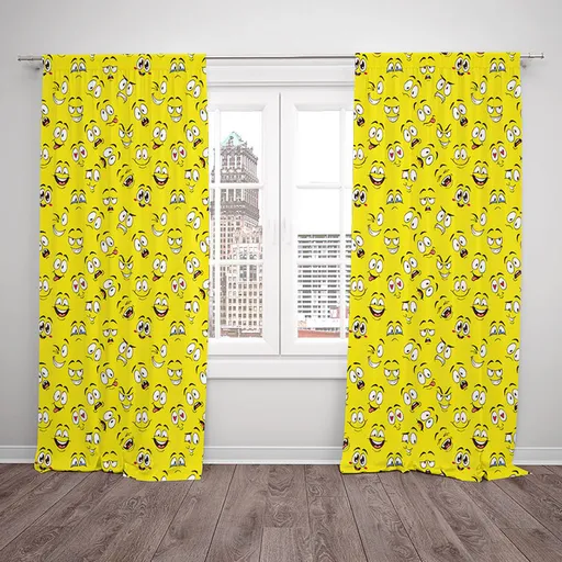 Závesy Emoticon (Rozmer: 140x250, Materiál: Blackout)