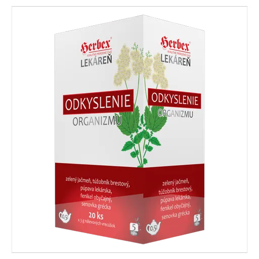 HERBEX Lekáreň odkyslenie organizmu bylinný čaj 20 vreciek