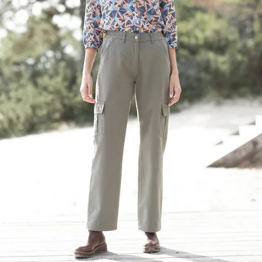 Rovné cargo nohavice