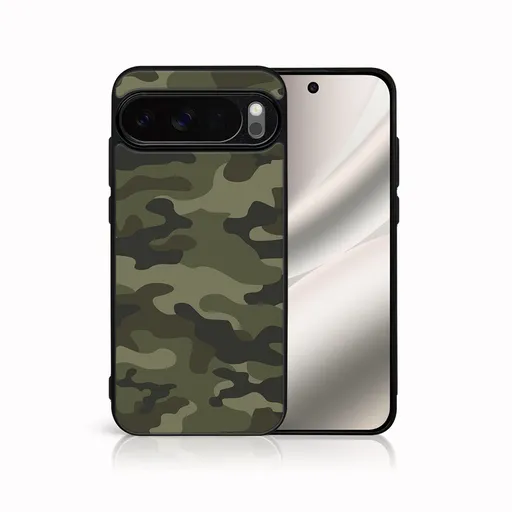 MY ART Ochranný kryt pre Google Pixel 10 / Pixel 10 Pro GREEN CAMO (235)