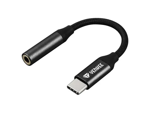 Adaptér YENKEE YTC 102 USB-C/JACK 3,5mm (pre počúvanie hudby)