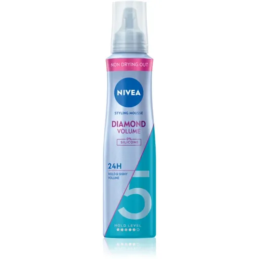 NIVEA Diamond Volume penové tužidlo pre objem a lesk 150 ml