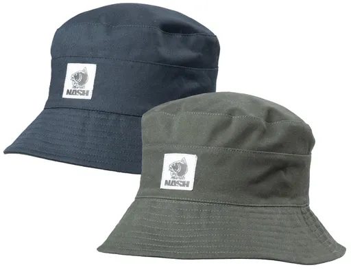 Nash klobúk make it happen badge reversible bucket hat black/green