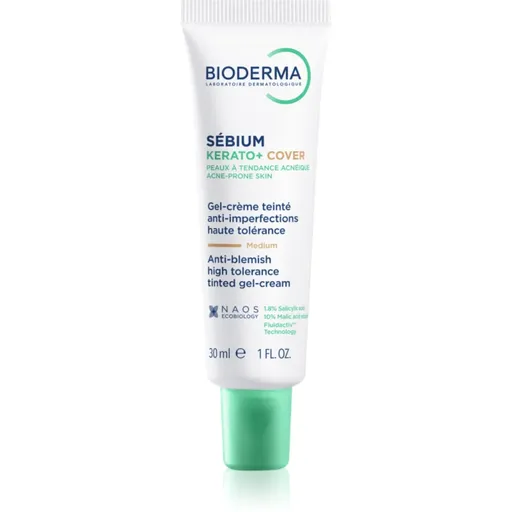 Bioderma Sébium Kerato+ Cover zmatňujúci tónovací krém proti nedokonalostiam aknóznej pleti 30 ml