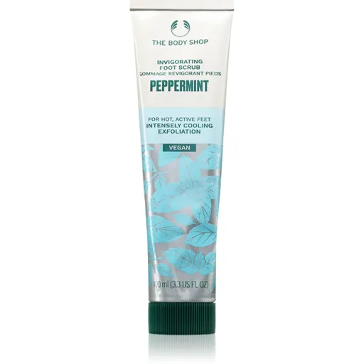 The Body Shop Peppermint Foot Scrub peeling s mätou priepornou 100 ml