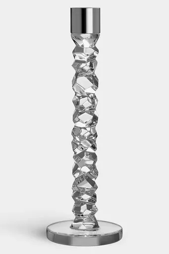 Dekoračný svietnik Orrefors Carat 29,7 cm