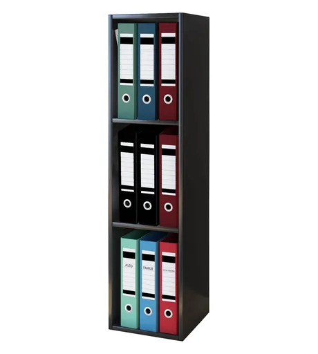 VCM Kancelářský regál Offas, černý