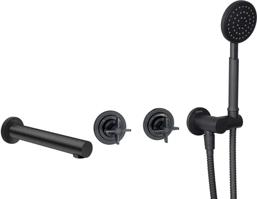 DEANTE - Temisto čierna Podomietková vaňová batéria BQT_N18P