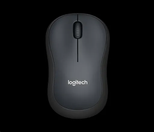 Logitech Wireless Mouse M220 Silent, black