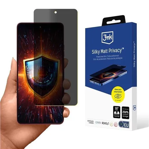 3mk ochranná fólia Silky Matt Privacy pre Motorola Moto G86 / G86 Power
