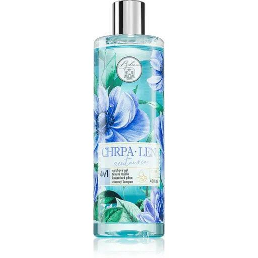 Bohemia Gifts & Cosmetics Flower Line Centaurea umývací gél na telo a vlasy 4 v 1 400 ml