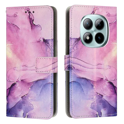 ART MARBLE Peňaženkový kryt pre Xiaomi Redmi Note 15 Pro PURPLE