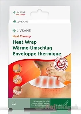 LIVSANE hrejivá náplasť na bolesť hrejivý zábal 2 ks